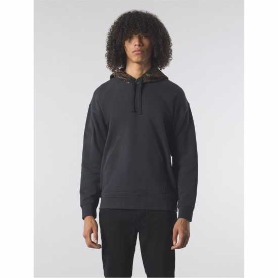 Мъжки суитчъри и блузи с качулки Pretty Green Pg Parthian Hoody Sn61 Black Pretty Green Pg Parthian Hoody Sn61 Black Мъжки суитчъри и блузи с качулки