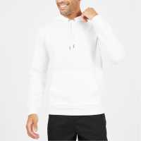Brave Soul Cream Long Sleeve Textured Pull Over Hoodie  
