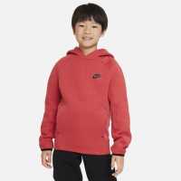 Nike Sportswear Tech Fleece Hoodie Juniors Univ Red 