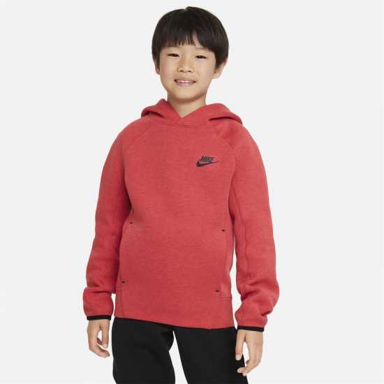 Nike Sportswear Tech Fleece Hoodie Juniors Univ Red 
