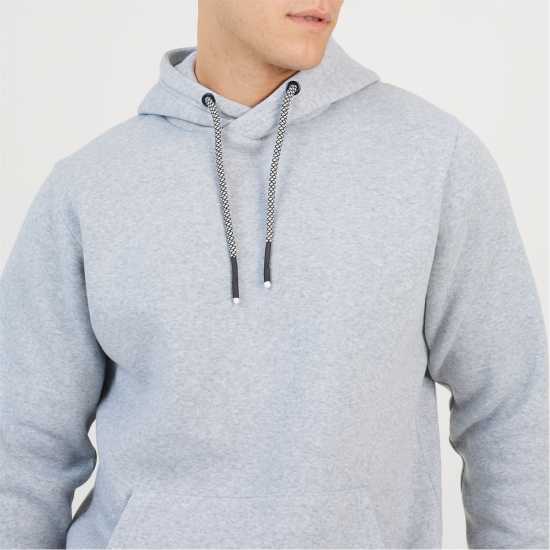 Brave Soul Mens Overhead Hoodie With Cross Over Neck  