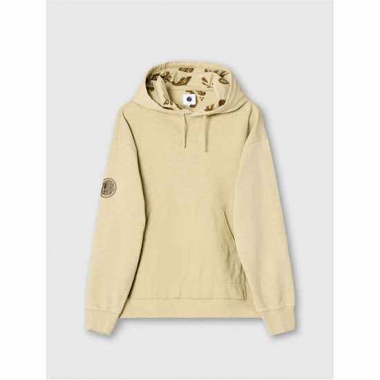 Pretty Green Pg Stamford Hoody Sn52 Тоуп Мъжки суитчъри и блузи с качулки