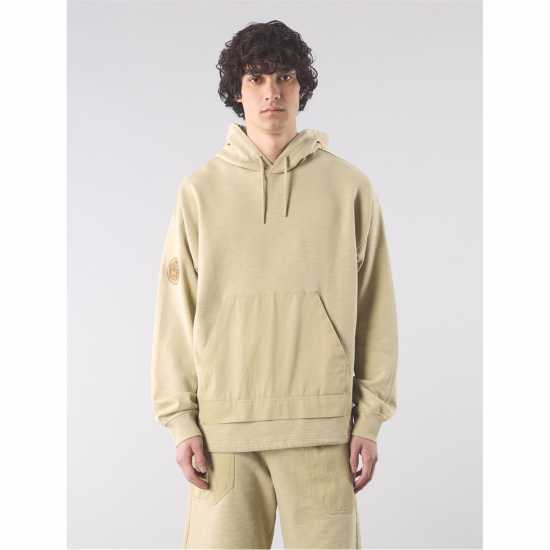 Pretty Green Pg Stamford Hoody Sn52 Тоуп Мъжки суитчъри и блузи с качулки