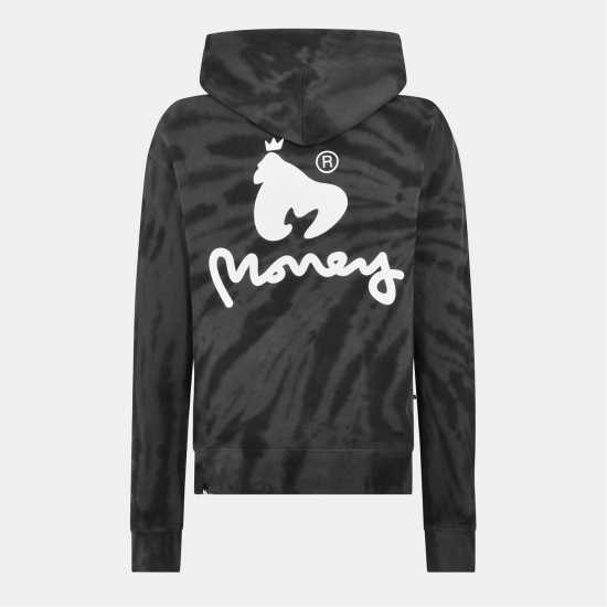 Money Bleach Tie Hood Черно 