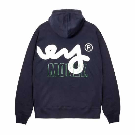 Мъжки суитчъри и блузи с качулки Money Stencil Block Hood Морска синьо Money Stencil Block Hood Морска синьо Мъжки суитчъри и блузи с качулки