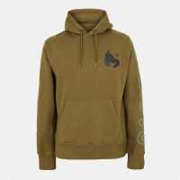 Money Sig Line Jersey Hood Olive Мъжки суитчъри и блузи с качулки