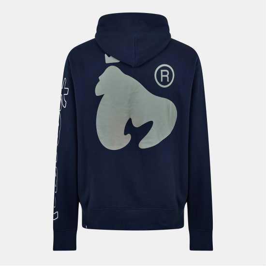 Money Sig Line Jersey Hood Navy Мъжки суитчъри и блузи с качулки