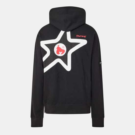 Мъжки суитчъри и блузи с качулки Money Sig Star Hood Black Money Sig Star Hood Black Мъжки суитчъри и блузи с качулки
