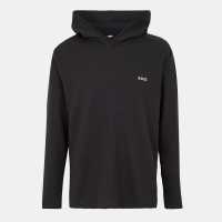 Hugo Boss Мъжки Суитшърт Boss Waffle Hoody Mens Black 001 Мъжки суитчъри и блузи с качулки