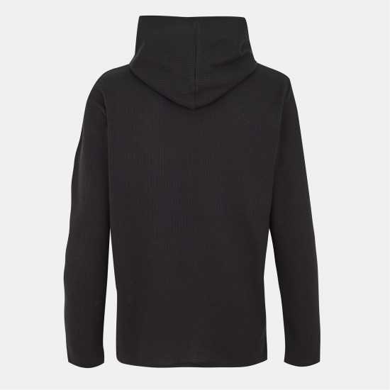 Hugo Boss Мъжки Суитшърт Boss Waffle Hoody Mens Black 001 Мъжки суитчъри и блузи с качулки
