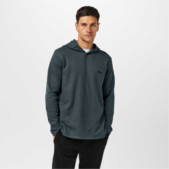 Мъжки суитчъри и блузи с качулки Hugo Boss Мъжки Суитшърт Boss Waffle Hoody Mens Open Green 345 Hugo Boss Мъжки Суитшърт Boss Waffle Hoody Mens Open Green 345 Мъжки суитчъри и блузи с качулки