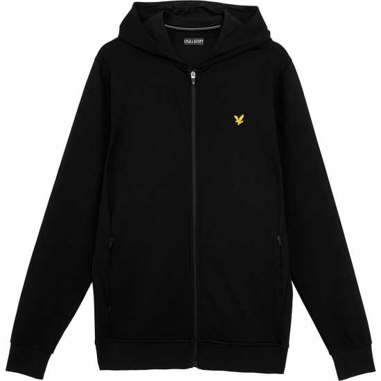 Lyle And Scott Men's Full Zip Hoodie Jet Black 