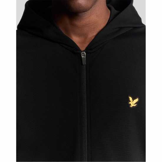 Lyle And Scott Men's Full Zip Hoodie Jet Black 