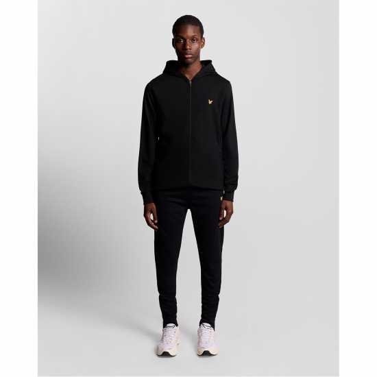 Lyle And Scott Men's Full Zip Hoodie Jet Black 