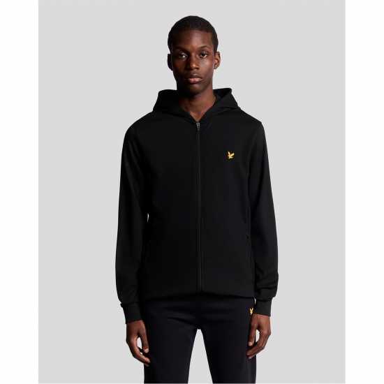 Lyle And Scott Men's Full Zip Hoodie Jet Black 