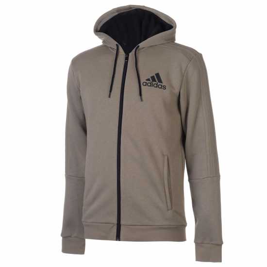 Мъжки суитчъри и блузи с качулки Adidas Essentials Fleece 3-Stripes Full-Zip Hoodie Mens Adidas Essentials Fleece 3-Stripes Full-Zip Hoodie Mens Мъжки суитчъри и блузи с качулки