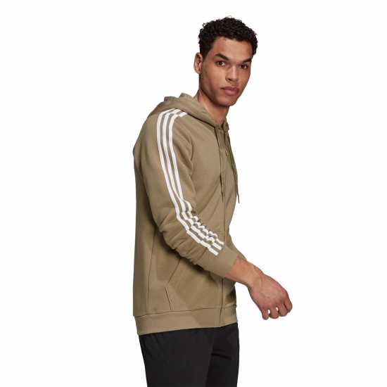 Мъжки суитчъри и блузи с качулки Adidas Essentials Fleece 3-Stripes Full-Zip Hoodie Mens Adidas Essentials Fleece 3-Stripes Full-Zip Hoodie Mens Мъжки суитчъри и блузи с качулки