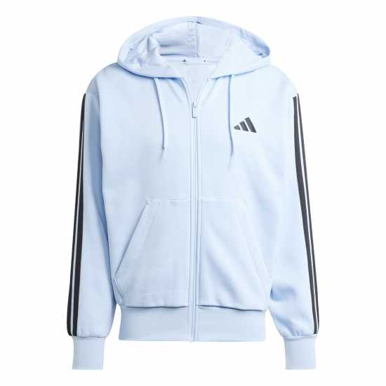 Мъжки суитчъри и блузи с качулки Adidas Essentials Fleece 3-Stripes Full-Zip Hoodie Mens Свети синьо Adidas Essentials Fleece 3-Stripes Full-Zip Hoodie Mens Свети синьо Мъжки суитчъри и блузи с качулки