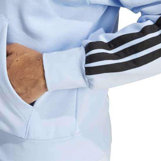 Мъжки суитчъри и блузи с качулки Adidas Essentials Fleece 3-Stripes Full-Zip Hoodie Mens Свети синьо Adidas Essentials Fleece 3-Stripes Full-Zip Hoodie Mens Свети синьо Мъжки суитчъри и блузи с качулки