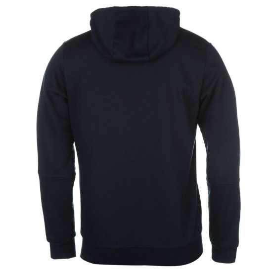 Adidas Essentials Fleece 3-Stripes Full-Zip Hoodie Mens Морско синьо/Бяло Мъжки суитчъри и блузи с качулки