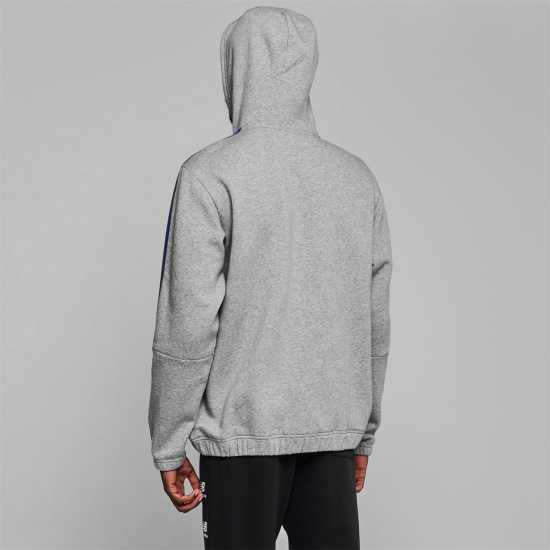 Мъжки суитчъри и блузи с качулки Adidas Essentials Fleece 3-Stripes Full-Zip Hoodie Mens Средно сиво/черно Adidas Essentials Fleece 3-Stripes Full-Zip Hoodie Mens Средно сиво/черно Мъжки суитчъри и блузи с качулки