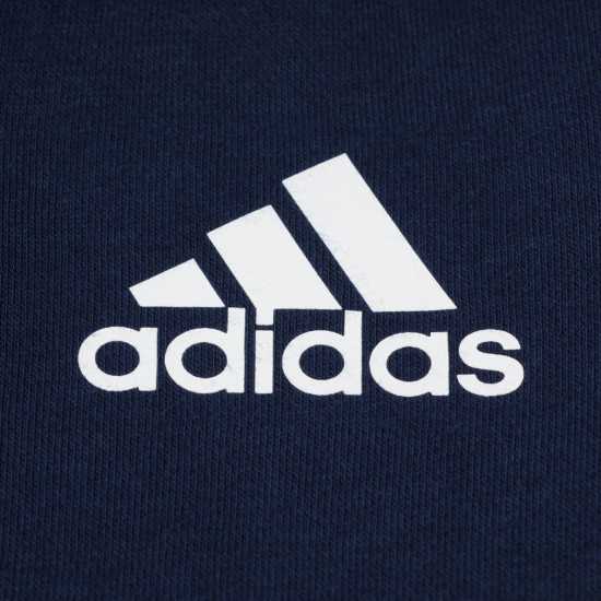 Adidas 3-Stripes Hoodie Kids Navy/White Детски суитчъри и блузи с качулки