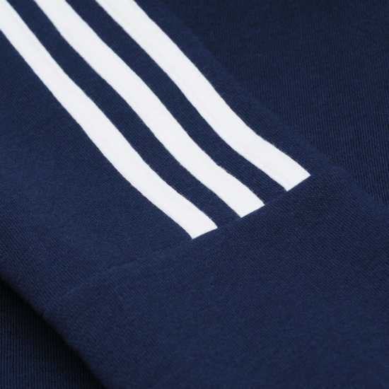 Adidas Essentials 3-Stripes Hoodie Kids Морско синьо/Бяло Детски суитчъри и блузи с качулки