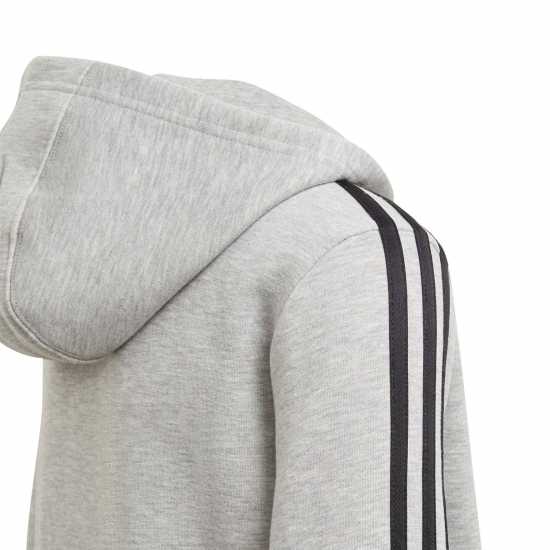 Детски суитчъри и блузи с качулки Adidas 3-Stripes Hoodie Kids Grey/Black Adidas 3-Stripes Hoodie Kids Grey/Black Детски суитчъри и блузи с качулки