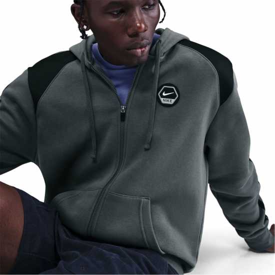 Nike City Hoodie Mens Сиво/Черно 
