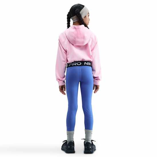 Детски суитчъри и блузи с качулки Nike Pro Dri-Fit Full Zip Hoodie Juniors Pink Nike Pro Dri-Fit Full Zip Hoodie Juniors Pink Детски суитчъри и блузи с качулки