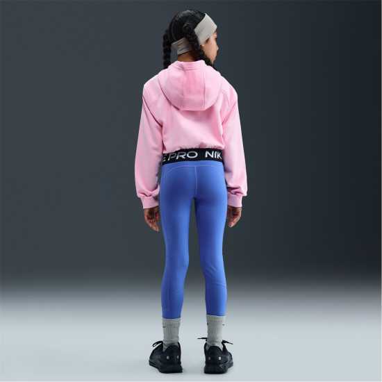 Детски суитчъри и блузи с качулки Nike Pro Dri-Fit Full Zip Hoodie Juniors Pink Nike Pro Dri-Fit Full Zip Hoodie Juniors Pink Детски суитчъри и блузи с качулки