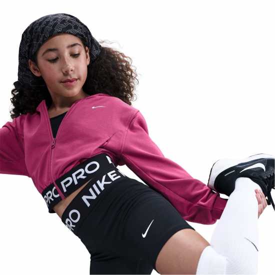 Детски суитчъри и блузи с качулки Nike Pro Dri-Fit Full Zip Hoodie Juniors Sweet Beet Nike Pro Dri-Fit Full Zip Hoodie Juniors Sweet Beet Детски суитчъри и блузи с качулки