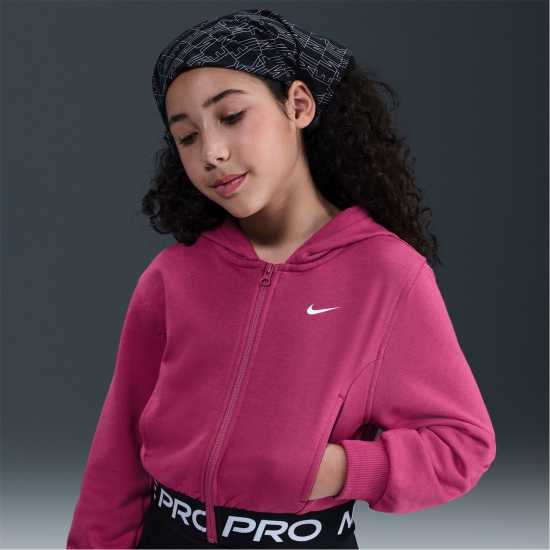 Детски суитчъри и блузи с качулки Nike Pro Dri-Fit Full Zip Hoodie Juniors Sweet Beet Nike Pro Dri-Fit Full Zip Hoodie Juniors Sweet Beet Детски суитчъри и блузи с качулки