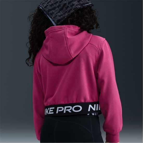Детски суитчъри и блузи с качулки Nike Pro Dri-Fit Full Zip Hoodie Juniors Sweet Beet Nike Pro Dri-Fit Full Zip Hoodie Juniors Sweet Beet Детски суитчъри и блузи с качулки