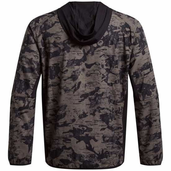 Under Armour Hybrid Zip Hoodie Кафяво Under Armour Hybrid Zip Hoodie Кафяво