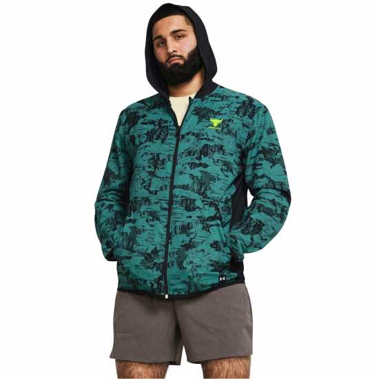 Under Armour Hybrid Zip Hoodie Синьо 