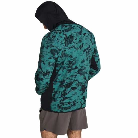 Under Armour Hybrid Zip Hoodie Синьо 