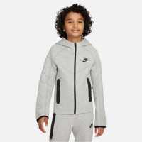 Детски суитчъри и блузи с качулки Nike Sportswear Tech Fleece Full-Zip Hoodie Juniors Сиво/Черно Nike Sportswear Tech Fleece Full-Zip Hoodie Juniors Сиво/Черно Детски суитчъри и блузи с качулки