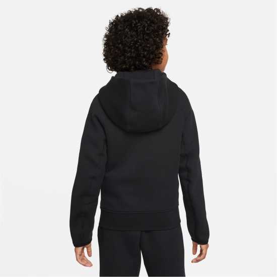 Nike Sportswear Tech Fleece Big Kids'  Full-Zip Hoodie Black Детски суитчъри и блузи с качулки