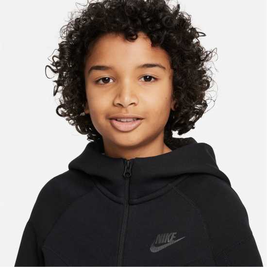 Детски суитчъри и блузи с качулки Nike Sportswear Tech Fleece Full-Zip Hoodie Juniors Черно Nike Sportswear Tech Fleece Full-Zip Hoodie Juniors Черно Детски суитчъри и блузи с качулки