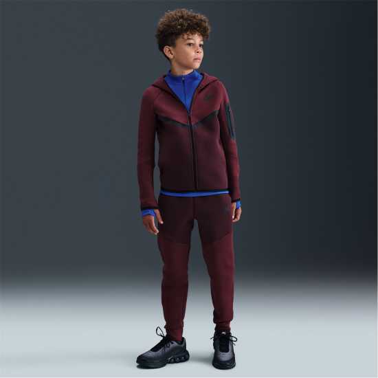 Nike Sportswear Tech Fleece Full-Zip Hoodie Juniors Бордово 