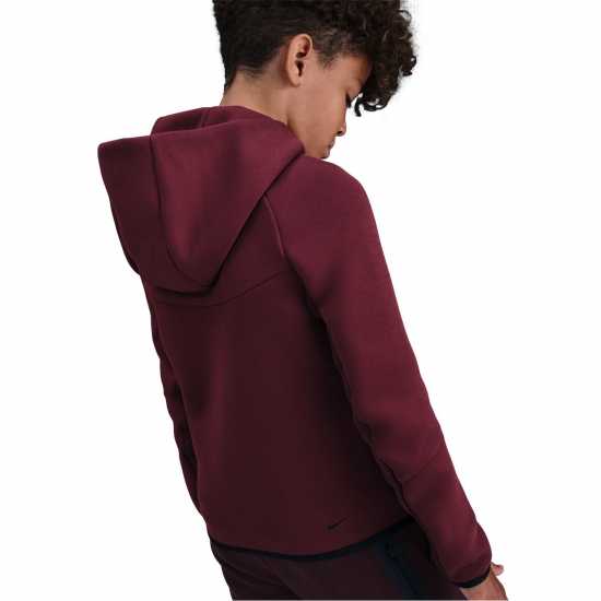 Nike Sportswear Tech Fleece Full-Zip Hoodie Juniors Бордово 