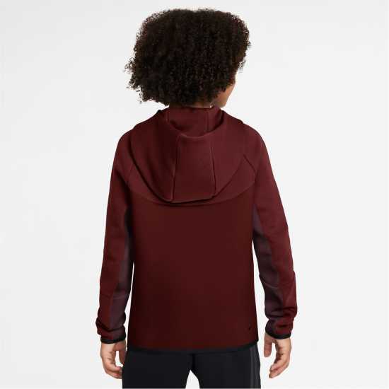 Nike Sportswear Tech Fleece Full-Zip Hoodie Juniors Бордово 
