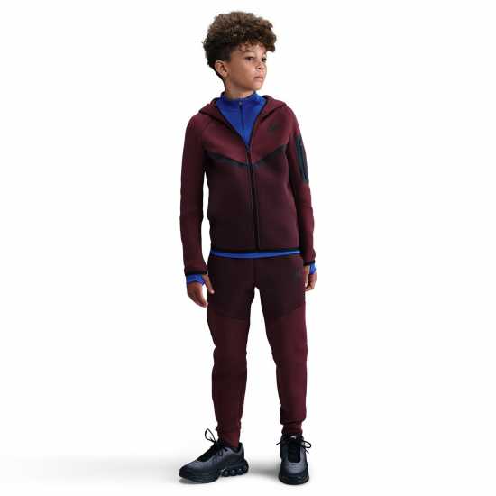 Nike Sportswear Tech Fleece Full-Zip Hoodie Juniors Бордово 