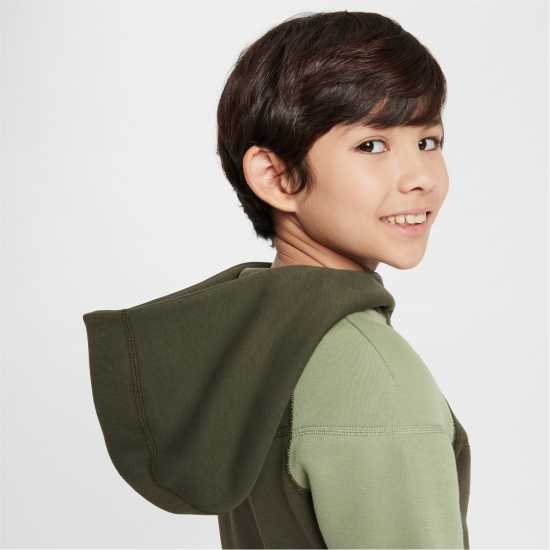 Детски суитчъри и блузи с качулки Nike Sportswear Tech Fleece Full-Zip Hoodie Juniors Кафяво карго Nike Sportswear Tech Fleece Full-Zip Hoodie Juniors Кафяво карго Детски суитчъри и блузи с качулки