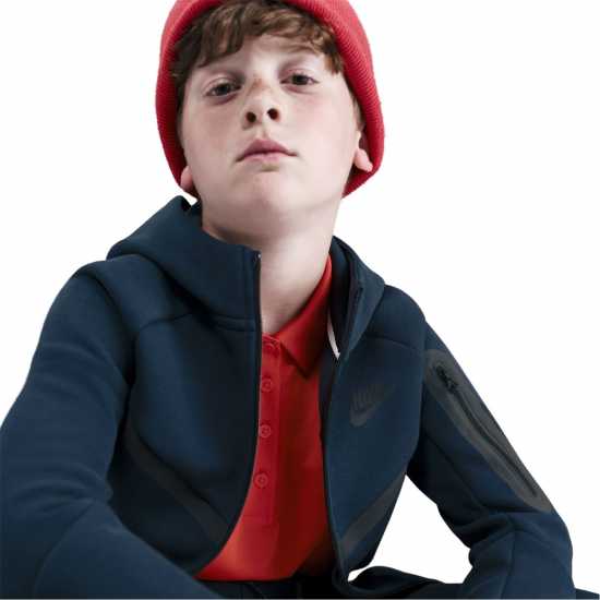 Nike Sportswear Tech Fleece Full-Zip Hoodie Juniors Обсидиан Nike Sportswear Tech Fleece Full-Zip Hoodie Juniors Обсидиан