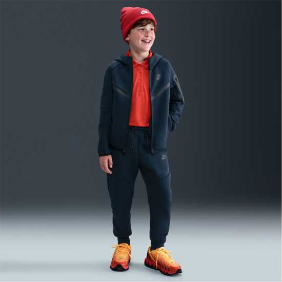 Nike Sportswear Tech Fleece Full-Zip Hoodie Juniors Обсидиан Nike Sportswear Tech Fleece Full-Zip Hoodie Juniors Обсидиан