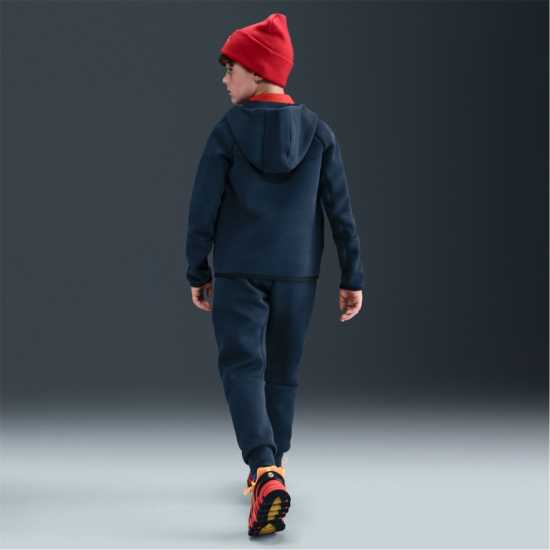 Nike Sportswear Tech Fleece Full-Zip Hoodie Juniors Обсидиан Nike Sportswear Tech Fleece Full-Zip Hoodie Juniors Обсидиан