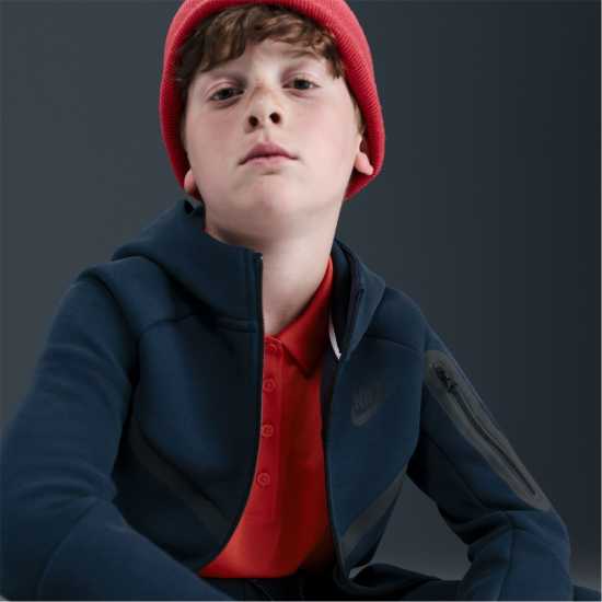 Nike Sportswear Tech Fleece Full-Zip Hoodie Juniors Обсидиан Nike Sportswear Tech Fleece Full-Zip Hoodie Juniors Обсидиан