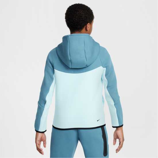 Nike Sportswear Tech Fleece Full-Zip Hoodie Juniors Glacier Blue Детски суитчъри и блузи с качулки